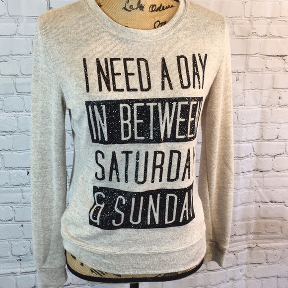 Fifth Sun Sweaters - 5th Sun glittery novelty sweater small women's